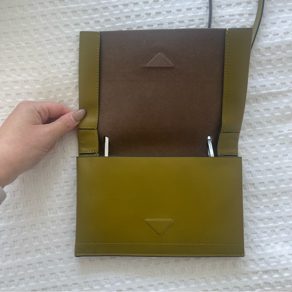 All Saints Yua Leather Removable Chain Clutch Bag - Picture 7 of 15